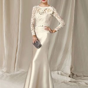 Formal Cream Gown